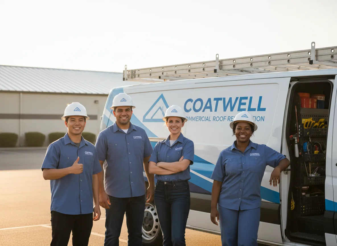 Commercial roof coating company in Belview, MN